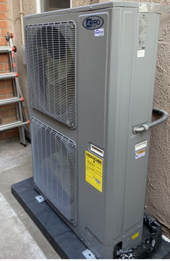 AC Pro condenser unit for AC repair in Orange County, CA by Expert Tech HVAC